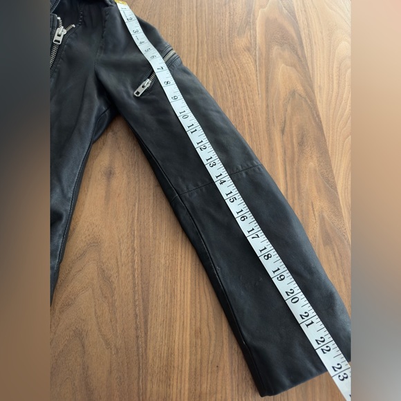 Topshop Faux Leather Biker Jacket - Picture 12 of 15